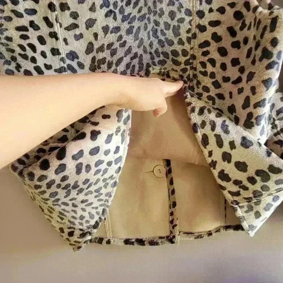 Reversible DRAPERS & DAMONS Women's Vest Animal Print/Tan Sleeveless SZ PM - Picture 10 of 10